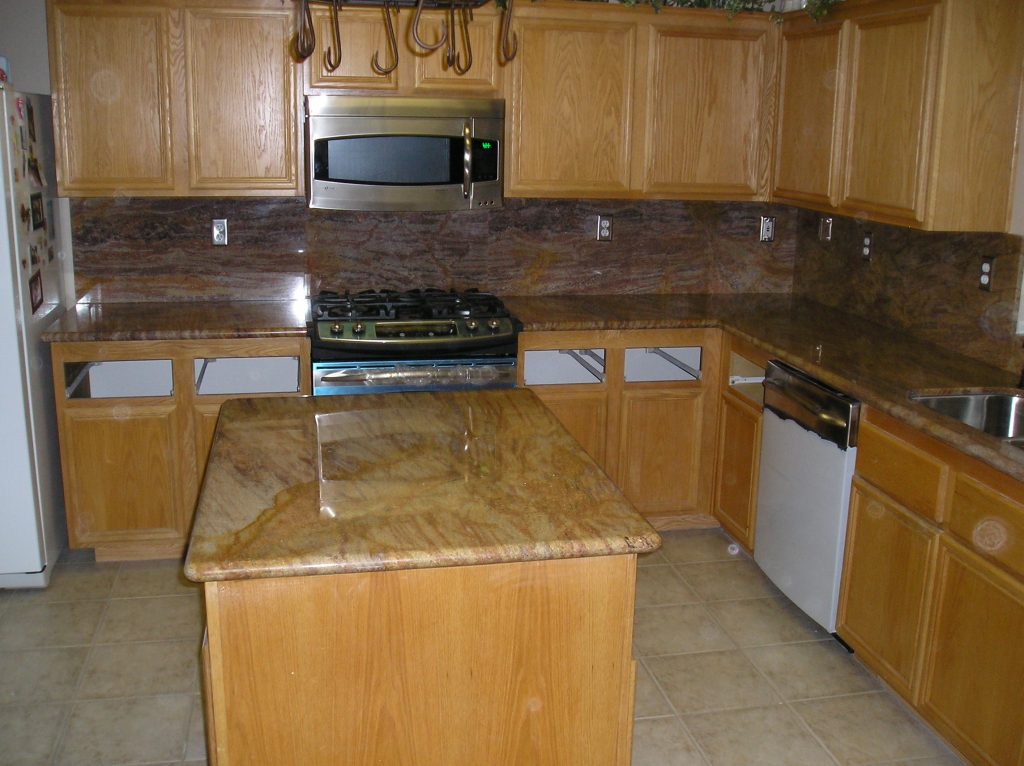 Granite countertops Fontana installed in a local kitchen