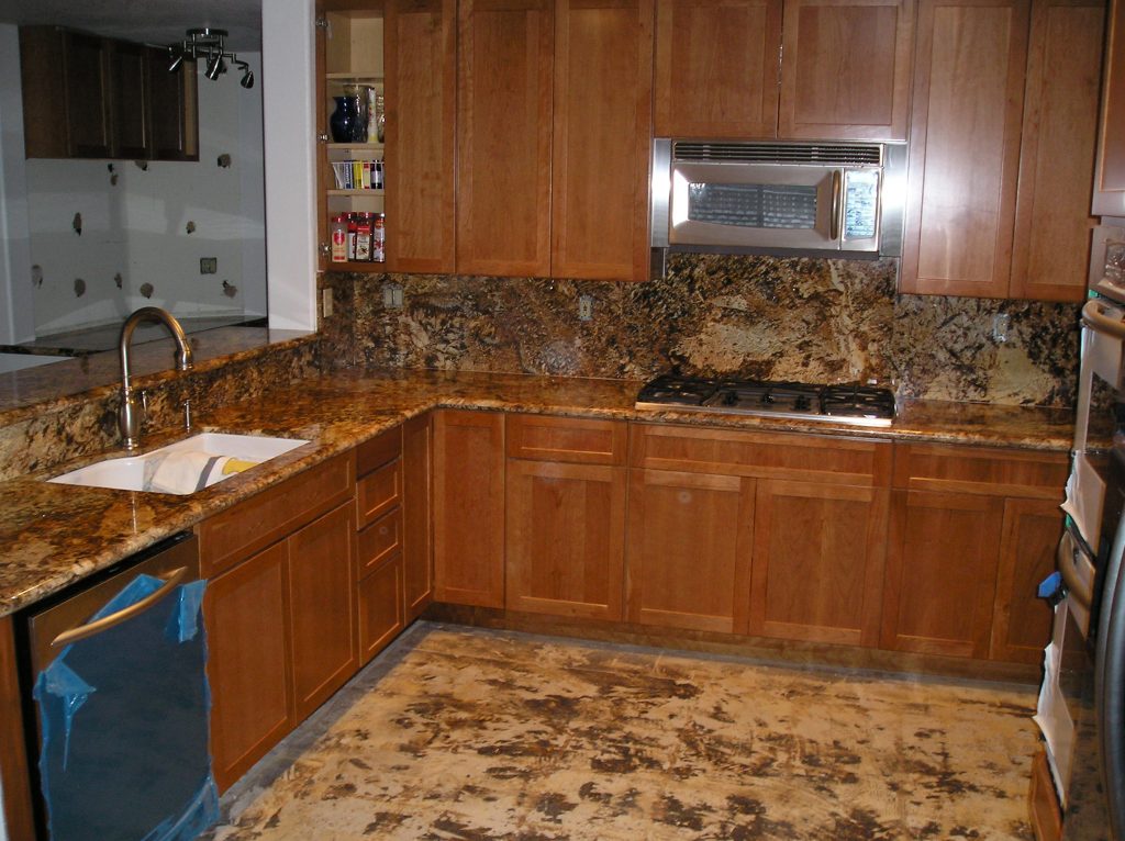 Granite countertops Eagle Rock on a kitchen island