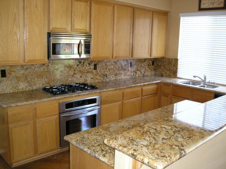 Granite kitchen island and perimeter install