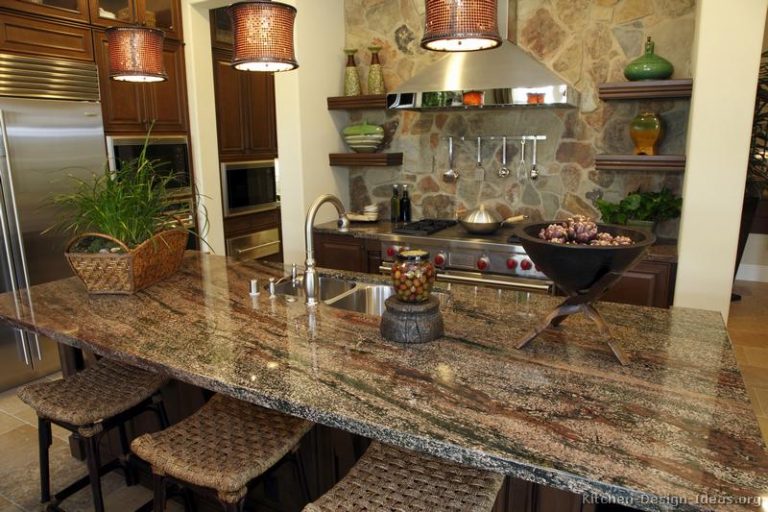 Design inspiration: white granite kitchen island