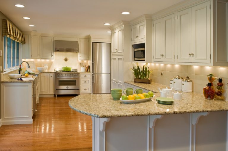 Design inspiration: white granite kitchen island
