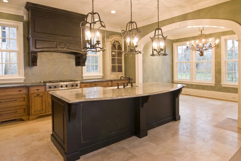 Design inspiration: white granite kitchen island