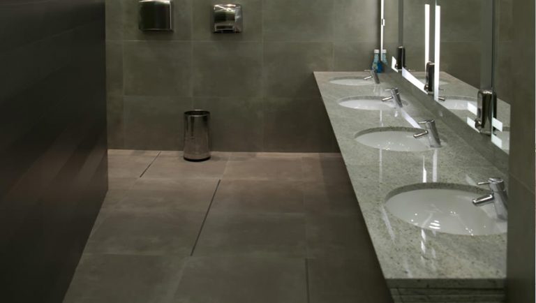 Commercial stone counters for a North Hollywood business