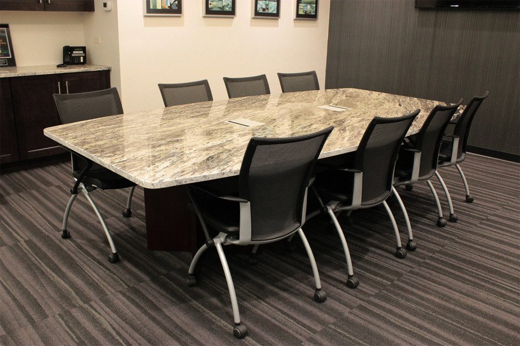Commercial stone counters for a Hacienda Heights business